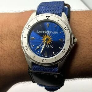 Blue Barnes Jewish Men's Watch